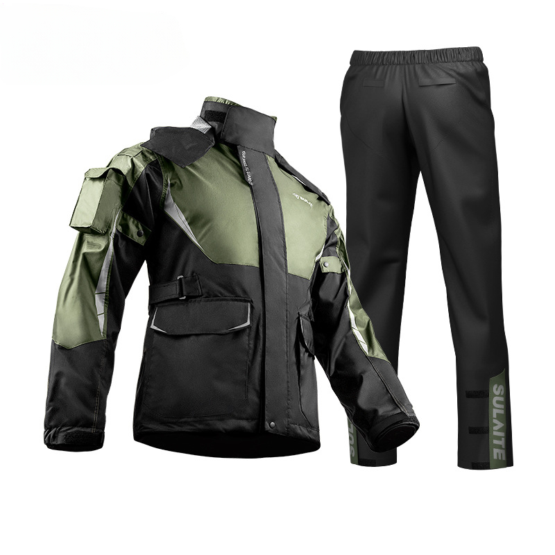 Motorcycle Gear Jacket And Pants - Men Women Waterproof Motorcycle Rider Raincoat