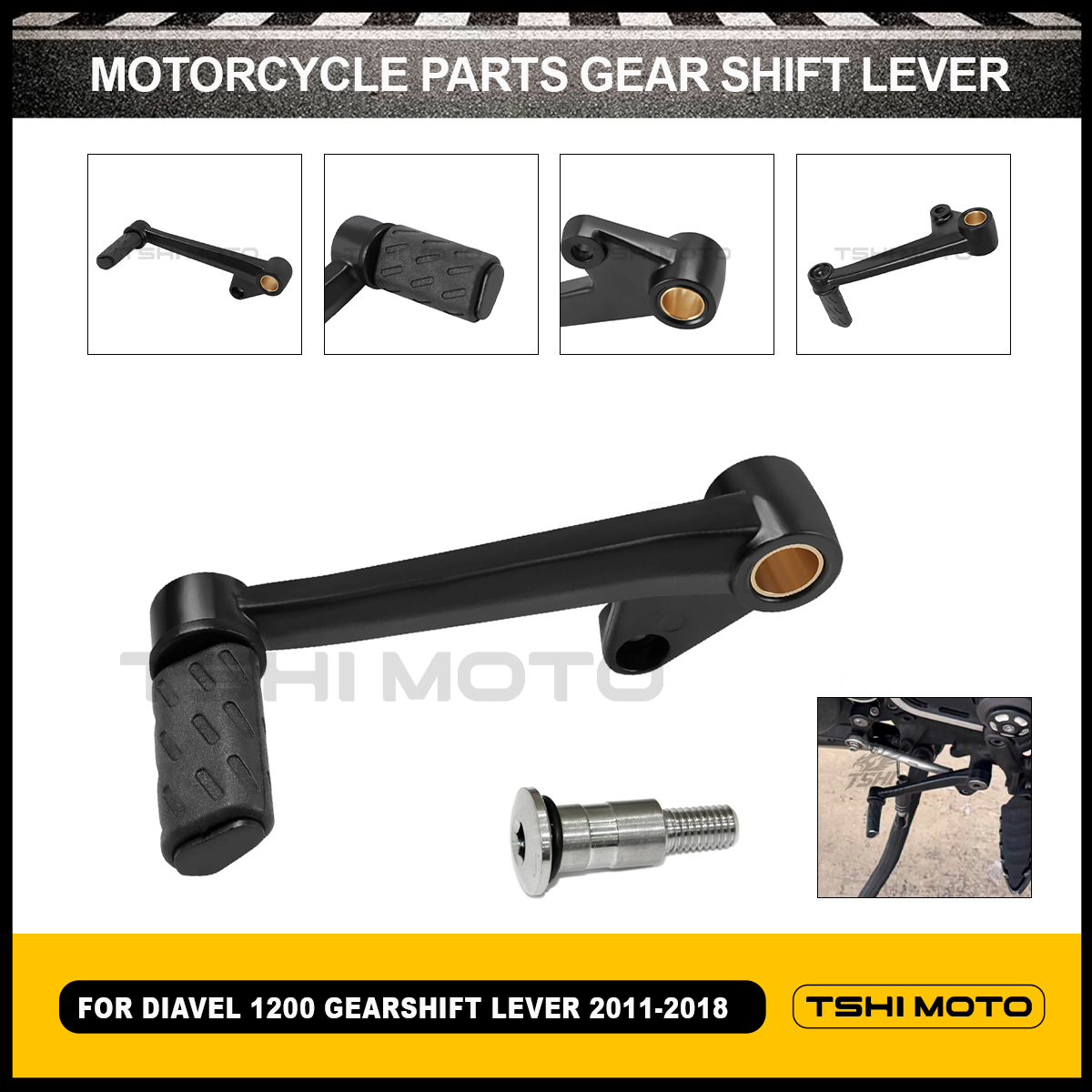 Motorcycle Gear On Sale - Pure Aluminum Gear Shift Lever For