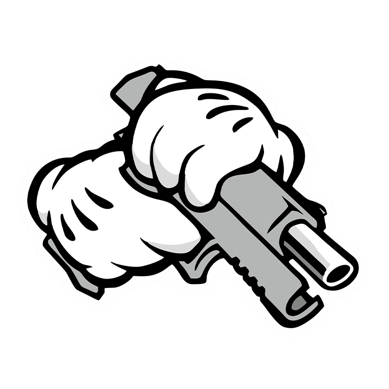 Motorcycle Gear Pattern - Buy Handlebar Gun And Stick-It Can