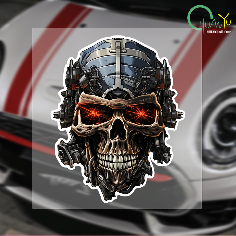 Motorcycle Gear Pattern - 2024 New Design Skeleton Head Car