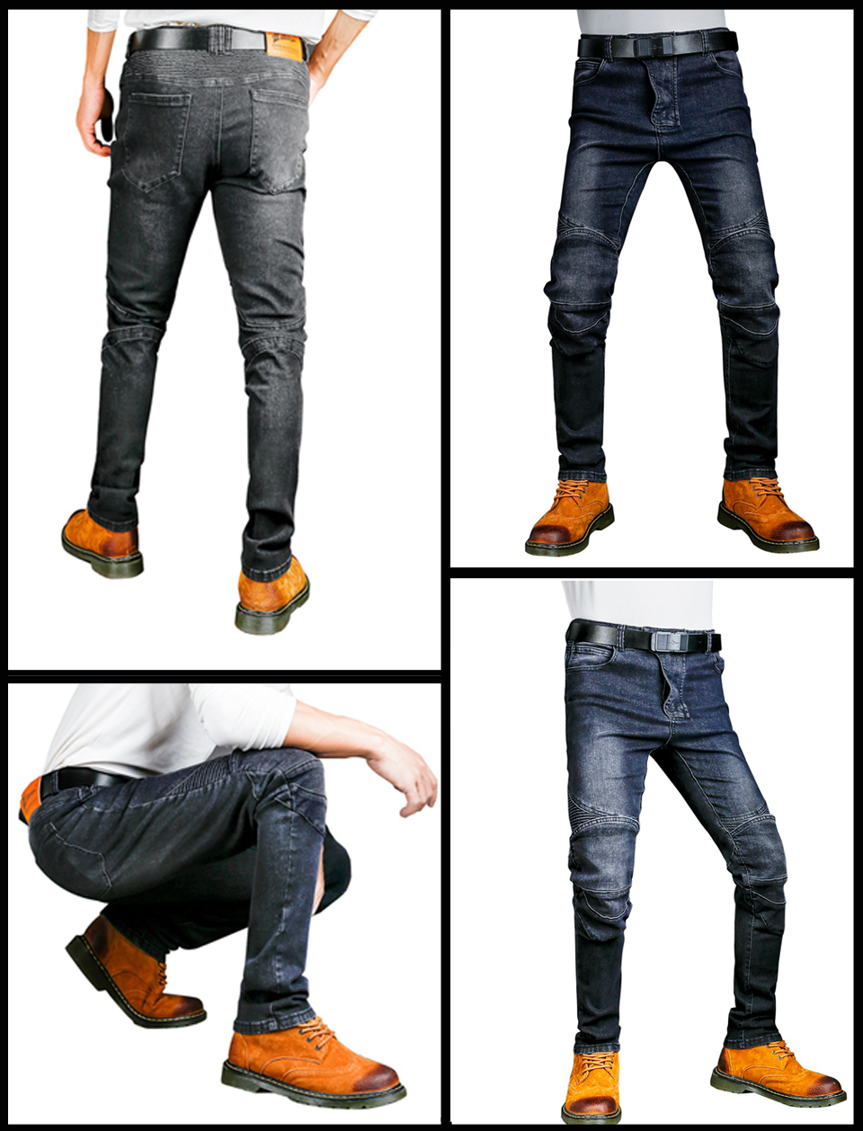 Motorcycle Jeans Men Blue Dirt - огляд і ціна Motorcycle Gear Blue