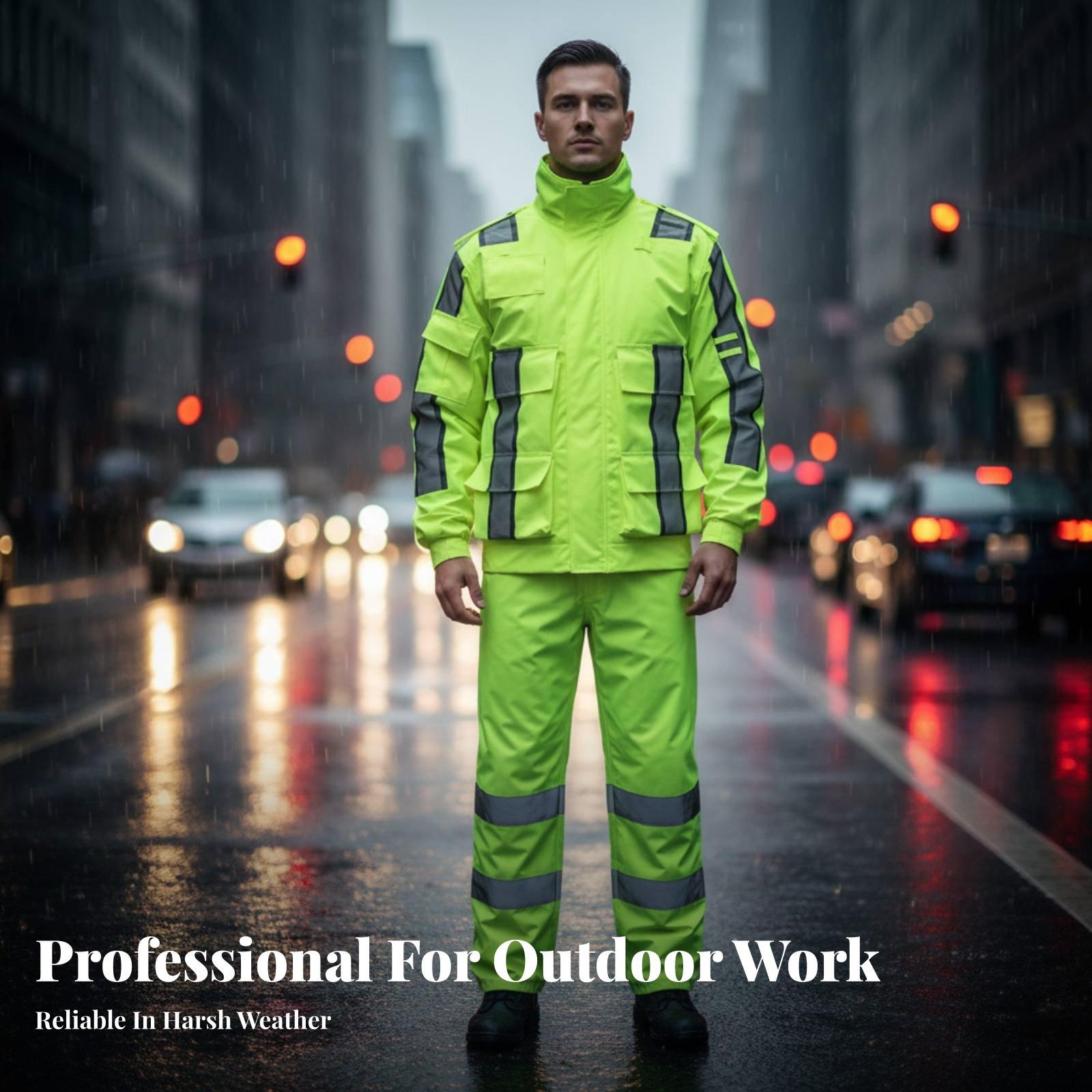 High Visibility Reflective Rai - огляд і ціна Motorcycle Gear Jacket And Pants