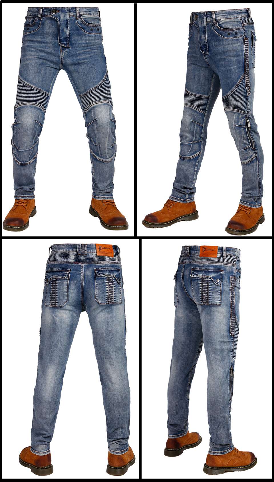Motorbike Trousers spring and  - огляд і ціна Motorcycle Gear Blue
