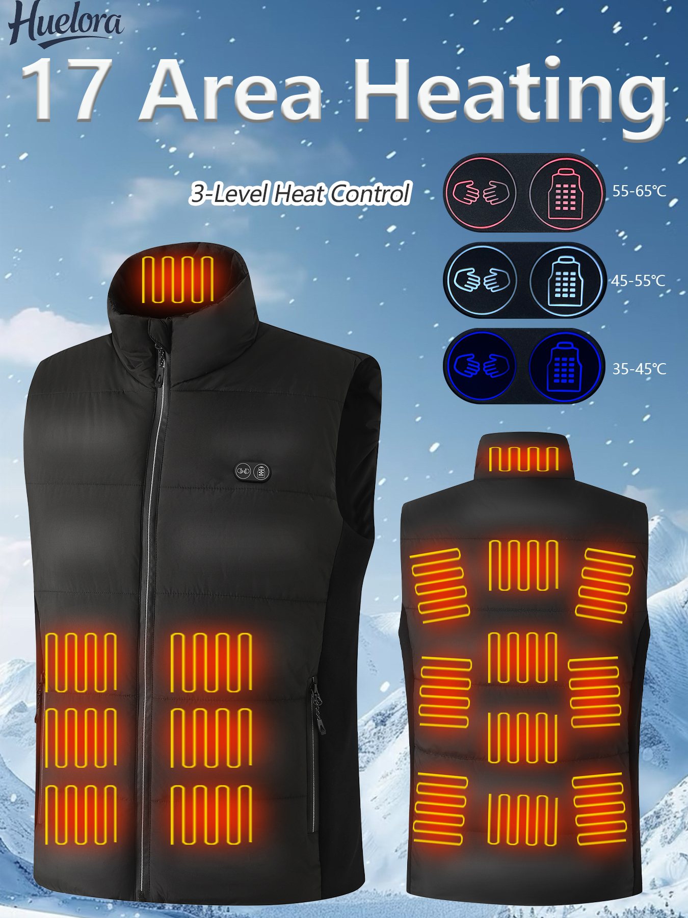 17 Heating Zones USB Heated Ve - огляд і ціна Motorcycle Gear Zone