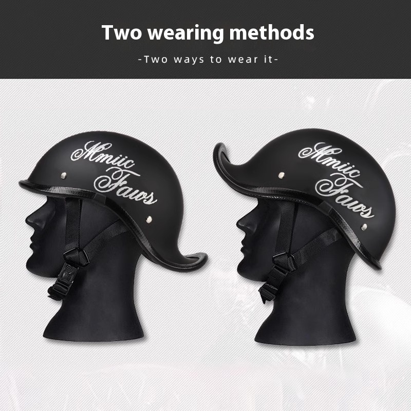 Retro Street Motorcycle Helmet - огляд і ціна Motorcycle Gear Urban
