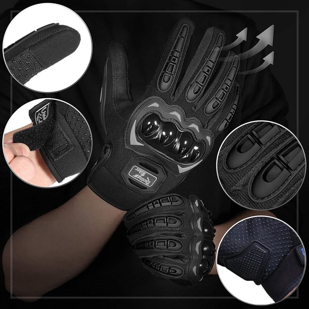 Motorcycle Racing Gloves Fall  - огляд і ціна Motorcycle Gear Blue