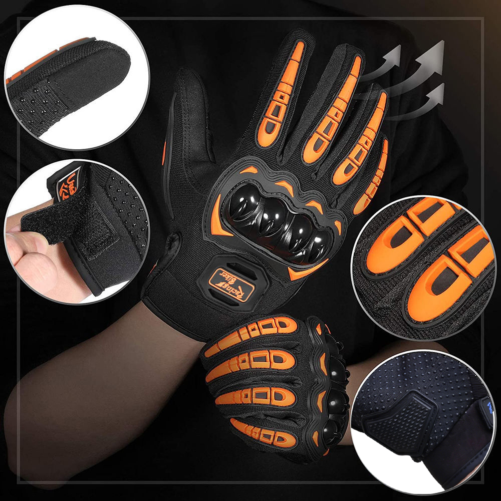 Motorcycle Racing Gloves Fall  - огляд і ціна Motorcycle Gear Blue