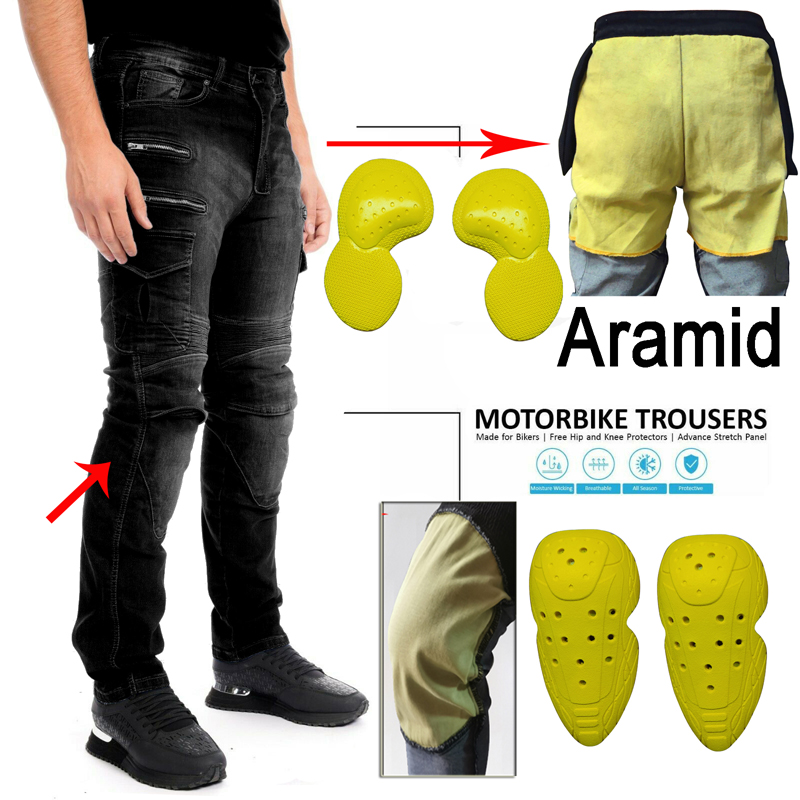 Motorcycle Pants Black Men Zip - огляд і ціна Motorcycle Gear Blue