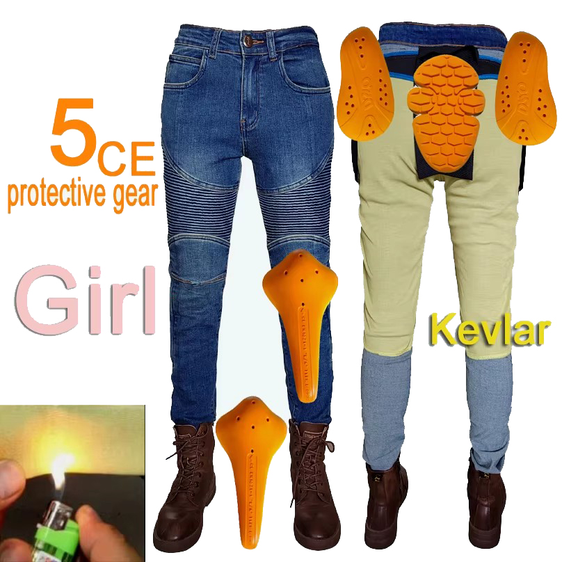 Women's Motorcycle Jeans Kevla - огляд і ціна Motorcycle Gear Blue