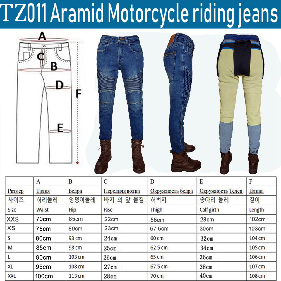 Women's Motorcycle Jeans Kevla - огляд і ціна Motorcycle Gear Blue