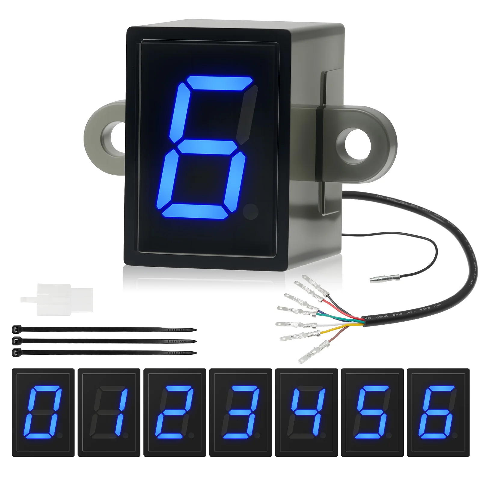Super 6 Speed Display Universa - огляд і ціна Motorcycle Gear Blue